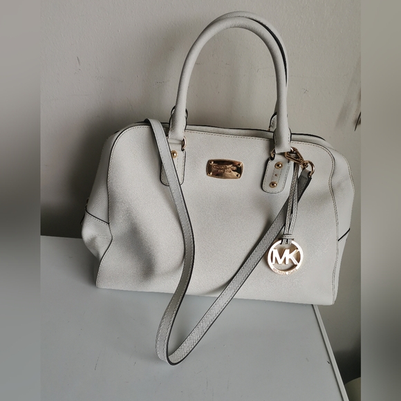 Michael Kors White Satchel Bag - Picture 1 of 9